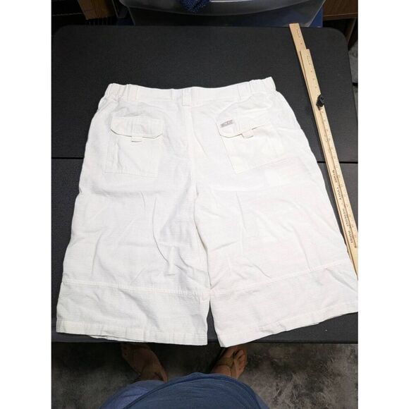 Blanc Du Nil Cotton White Shorts Chinos 2 side pockets Men's Size XXL - Picture 2 of 6